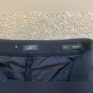 Loft Straight cut Pants, Black 00p